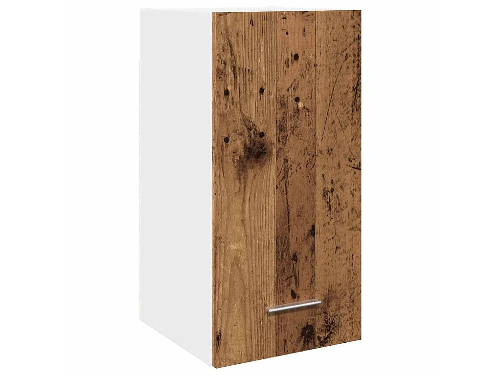 Bovenkast Lyon 30x31x60 cm bewerkt hout oud houtkleurig