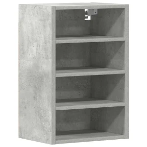 Bovenkast Riga 40×29,5×60 cm bewerkt hout betongrijs Bovenkast Riga 40×29,5×60 cm bewerkt hout betongrijs