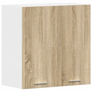 Bovenkast Lyon 60x31x60 cm bewerkt hout sonoma eikenkleurig Bovenkast Lyon 60x31x60 cm bewerkt hout sonoma eikenkleurig