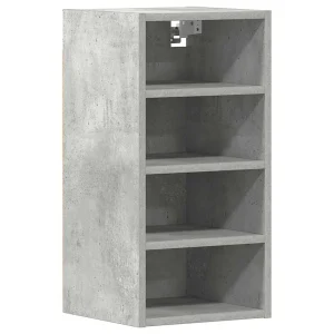 Bovenkast Riga 30×29,5×60 cm bewerkt hout betongrijs Bovenkast Riga 30×29,5×60 cm bewerkt hout betongrijs