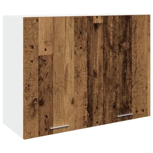 Bovenkast Lyon 80x31x60 cm bewerkt hout oud houtkleurig Bovenkast Lyon 80x31x60 cm bewerkt hout oud houtkleurig