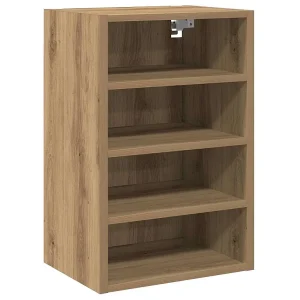 Bovenkast Riga 40×29,5×60 cm bewerkt hout artisanaal eikenkleur Bovenkast Riga 40×29,5×60 cm bewerkt hout artisanaal eikenkleur