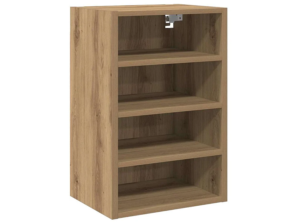 Bovenkast Riga 40x29,5x60 cm bewerkt hout artisanaal eikenkleur