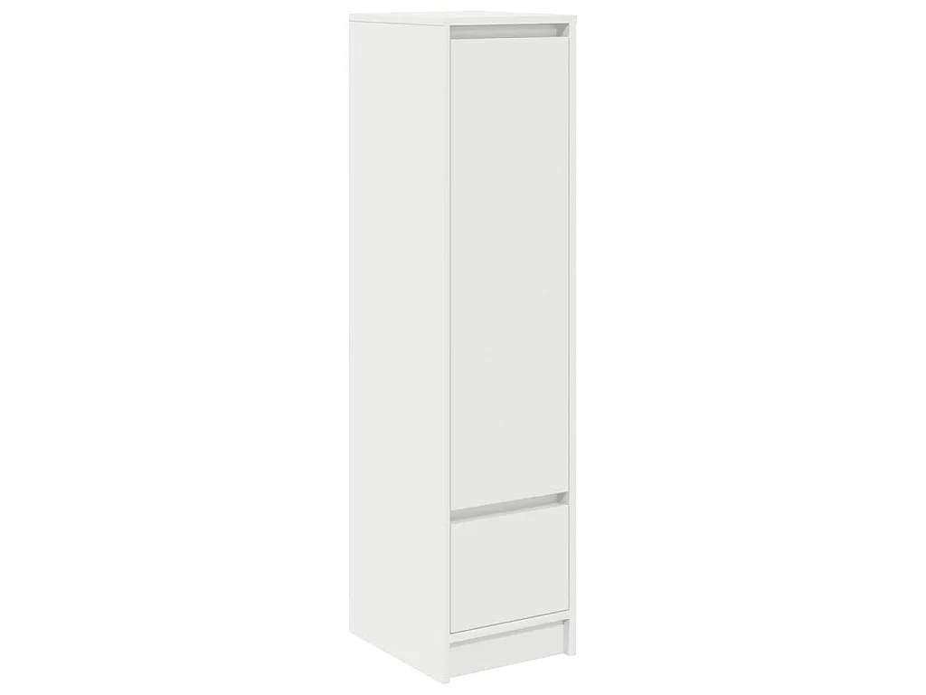 Highboard 29,5x34x119,5 cm spaanplaat wit