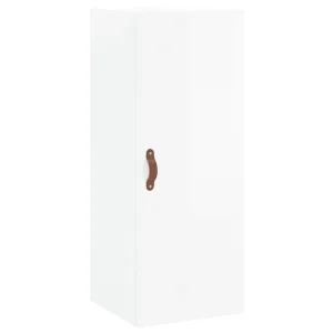 Bovenkast 34,5x34x90 cm hoogglans wit Bovenkast 34,5x34x90 cm hoogglans wit