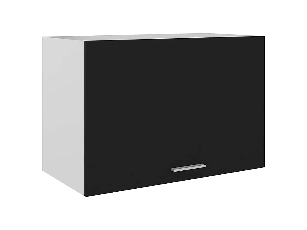 Bovenkast Lyon 60x31x40 cm bewerkt hout zwart