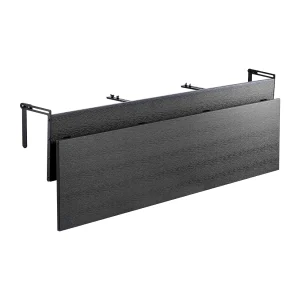 Hangtafel voor Balkon, SucceBuy 30 × 150 cm Opvouwbare Balkontafel, Bartafel voor Buitenpatio met Reling