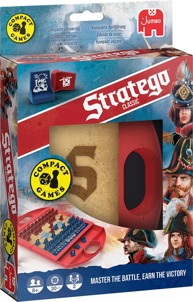 Jumbo bordspel Compact Games stratego 8+ jr