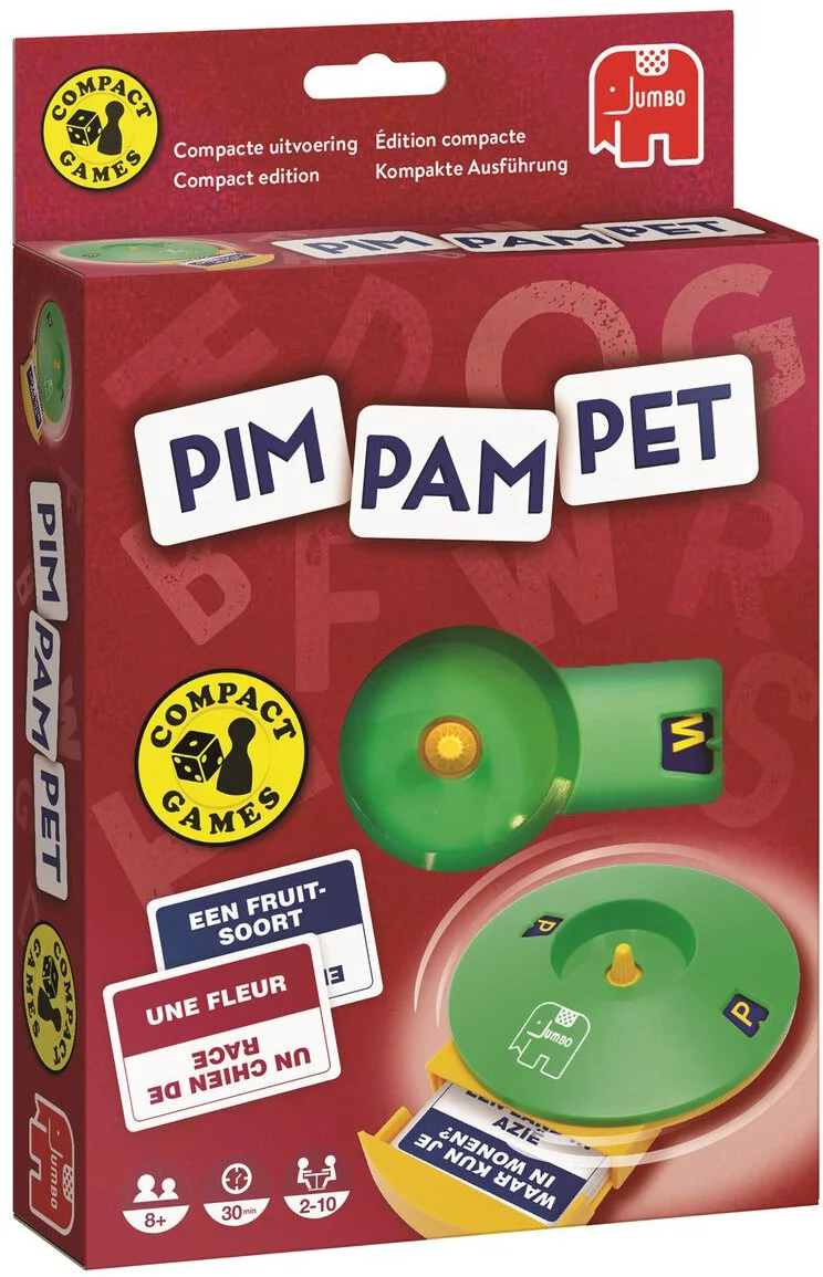 Jumbo kaartspel Compact Games pim pam pet 8+ jr