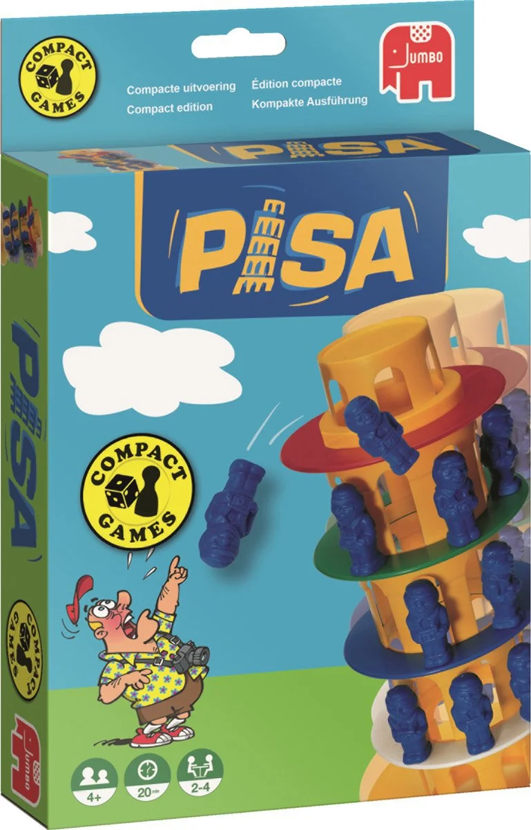 Jumbo bordspel Compact Games toren van pisa 4+ jr
