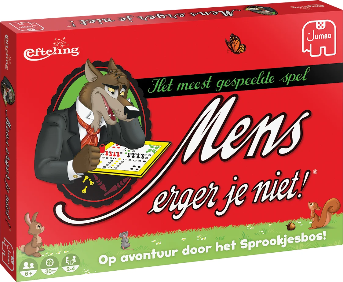 Jumbo bordspel Efteling Mens Erger Je Niet 6+ jr