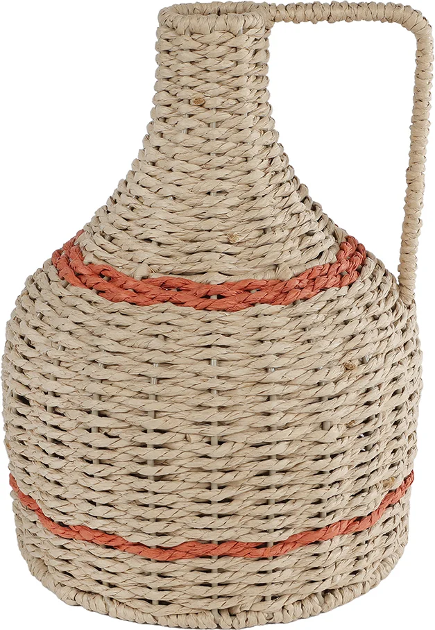 Kruik Sjoerdje naturel D 21 H 24 cm
