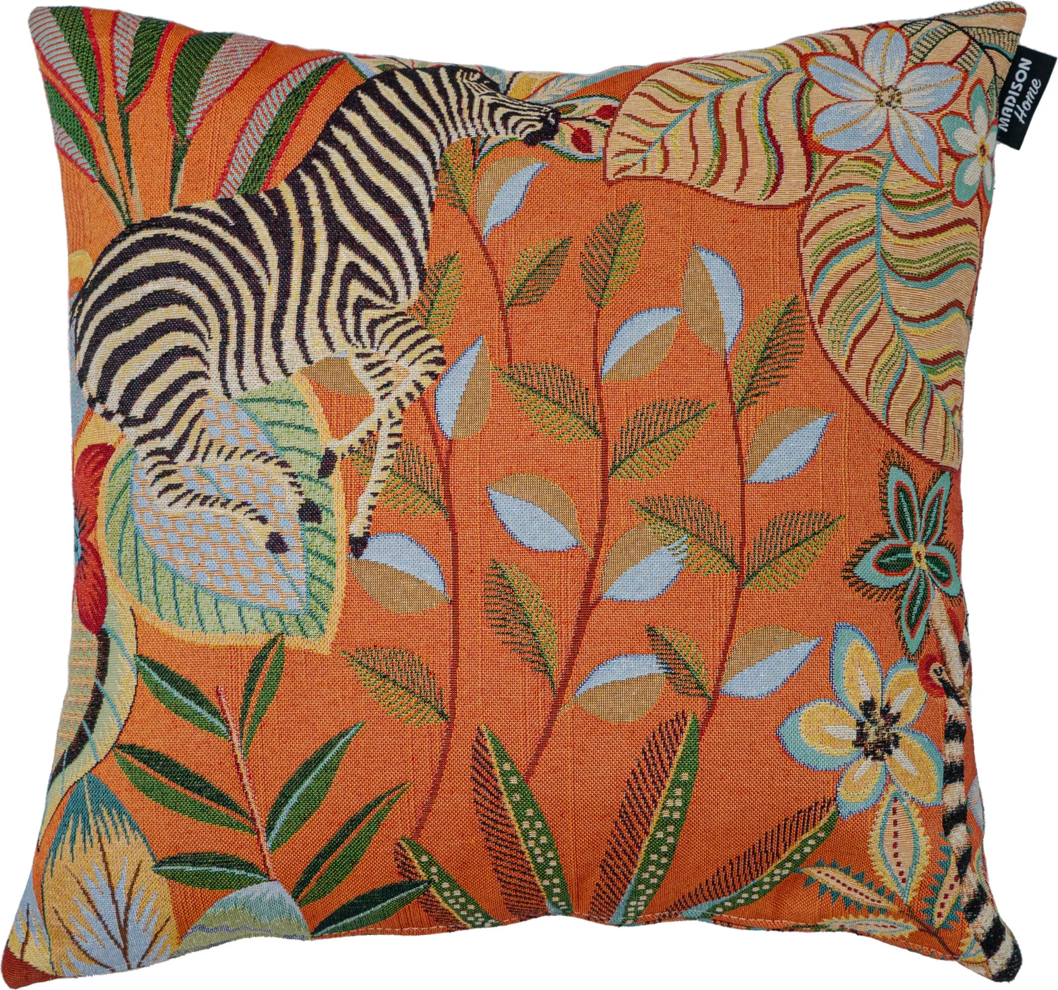 Madison Home sierkussen Lou oranje /  beige 45 x 45 cm