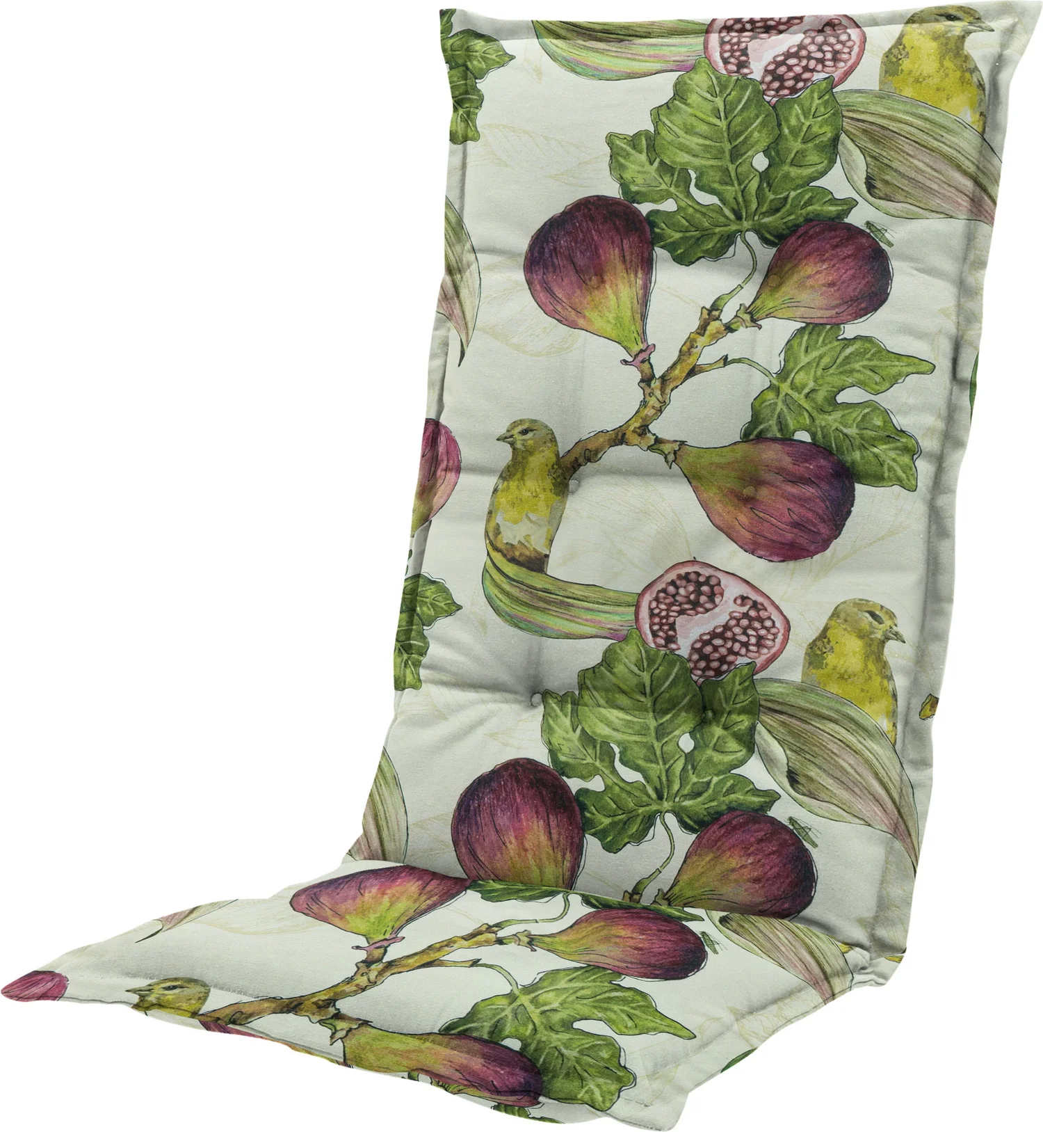 Madison tuinkussen hoge rug Jasmijn beige 123 x 50 x 7 cm