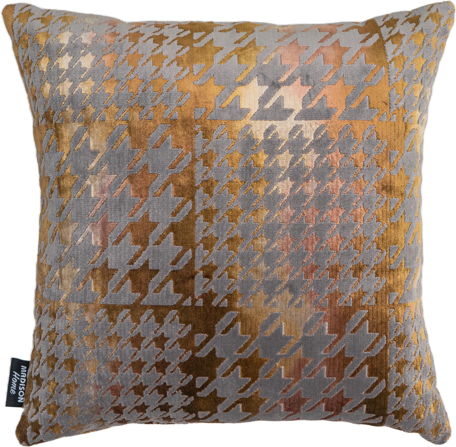 Madison Home sierkussen Rogge goud / grijs 45 x 45 cm
