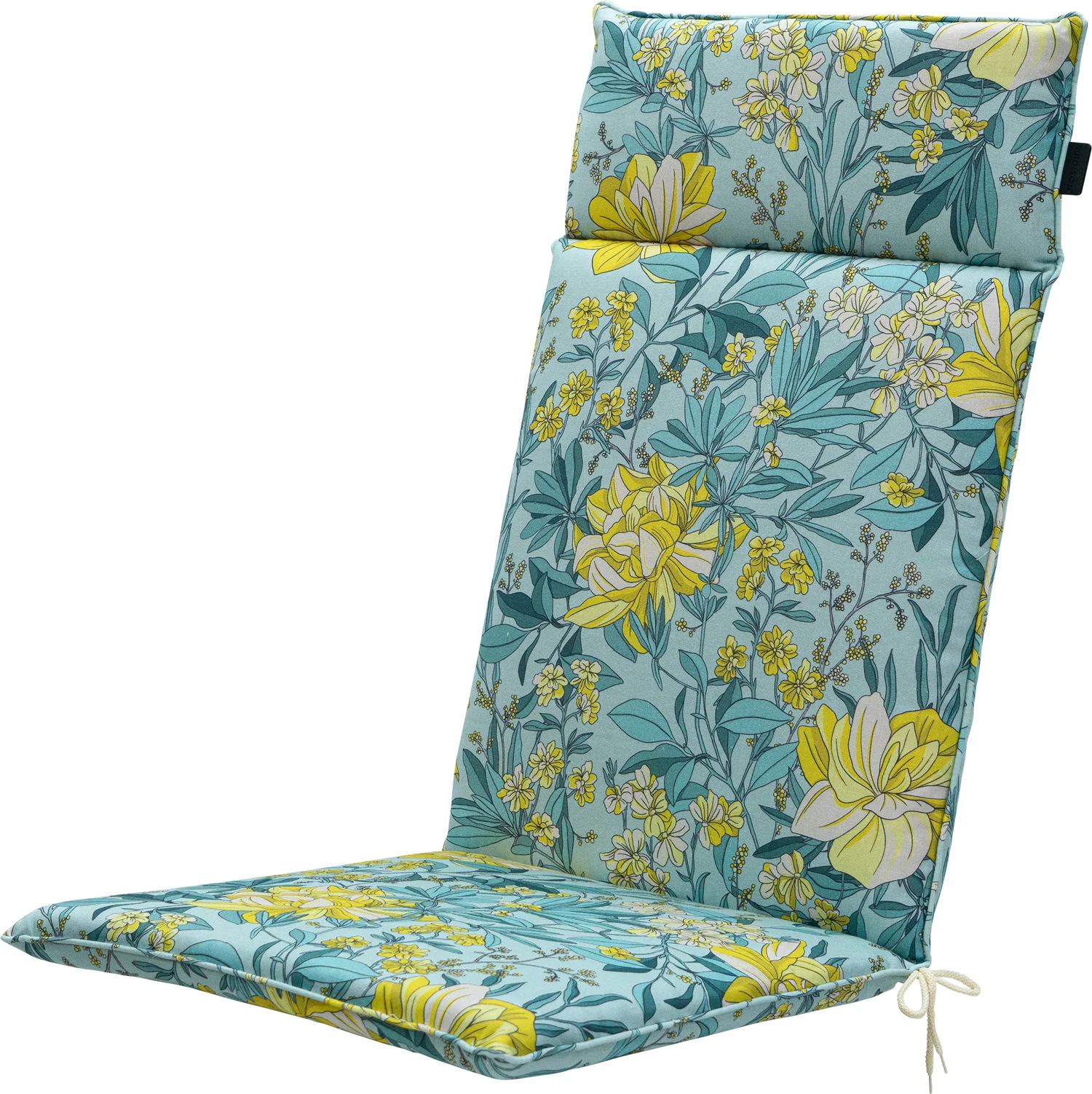 Madison tuinkussen hoge rug Maxime geel 120 x 50 x 8 cm