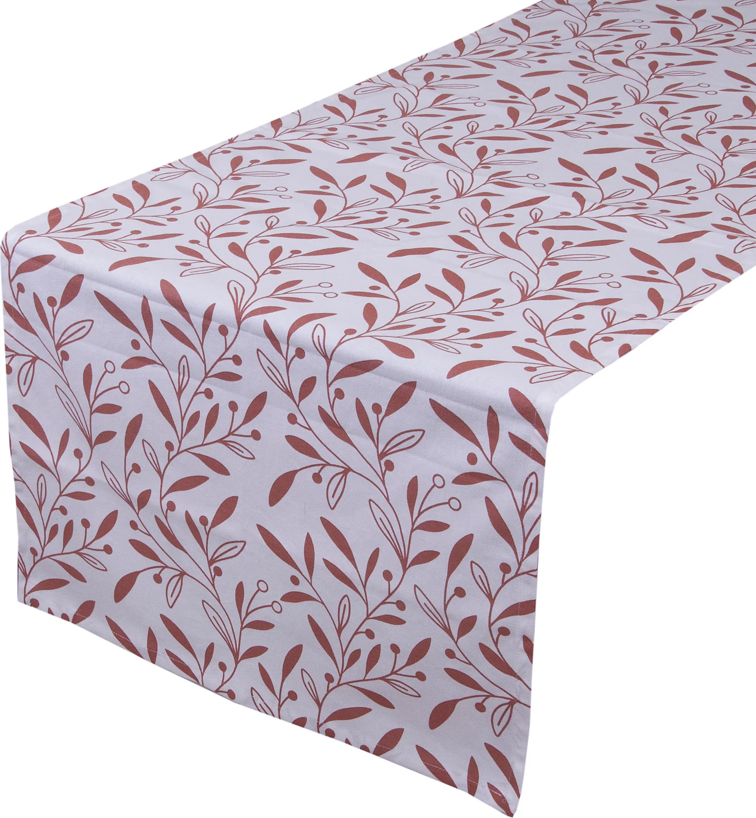 Linen & More tafelloper Liberty bruin 50 x 140 cm