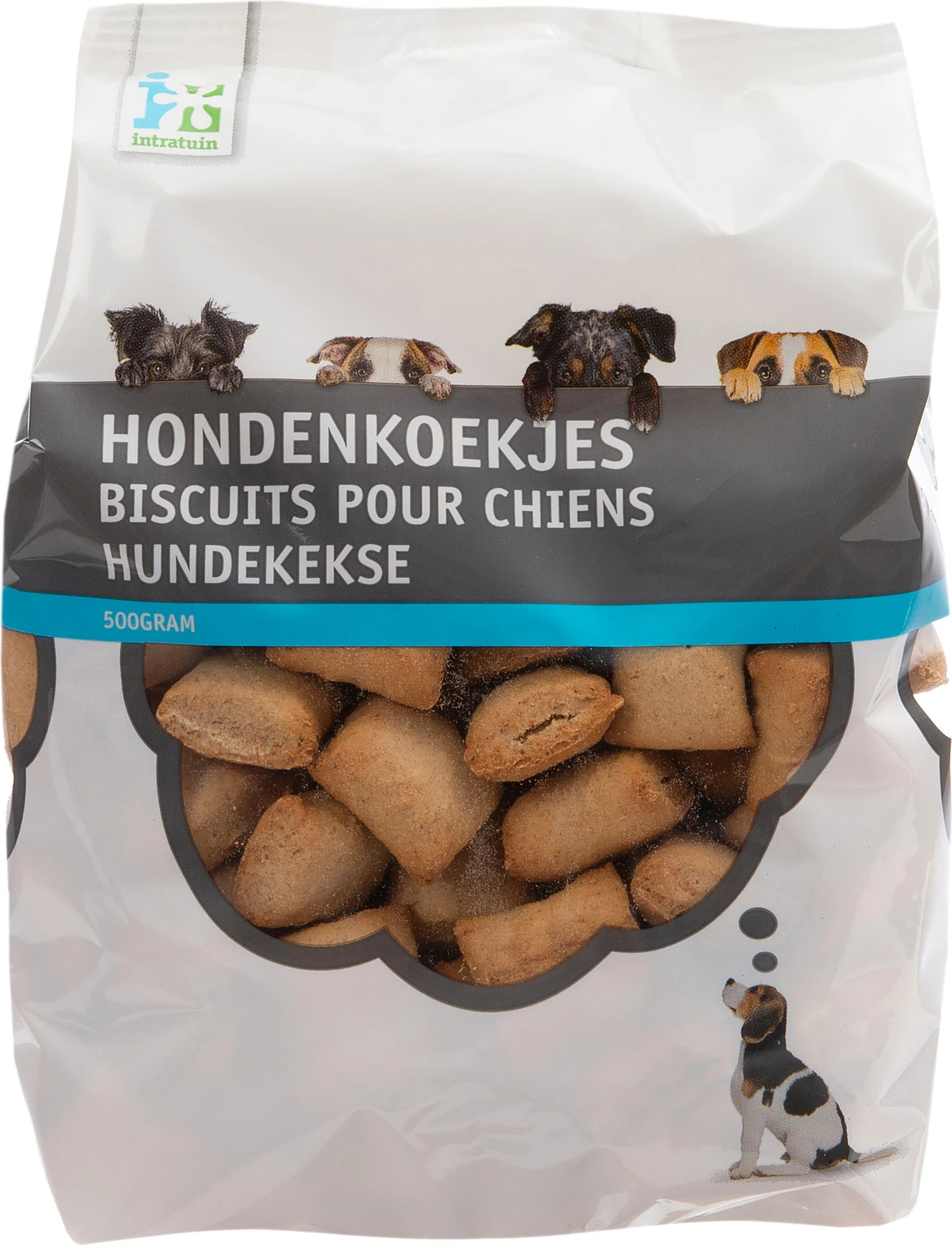 Intratuin hondenkoekjes hopjes 500 g