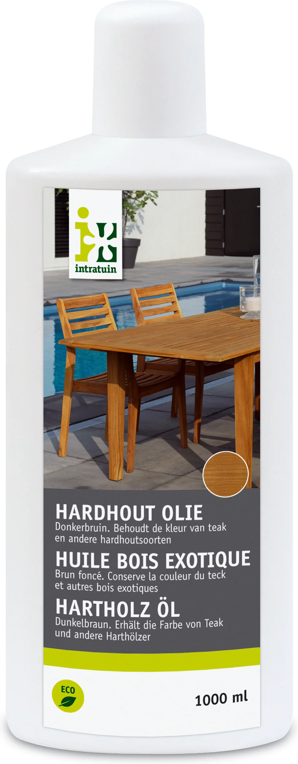 Intratuin hardhout olie 1000 ml