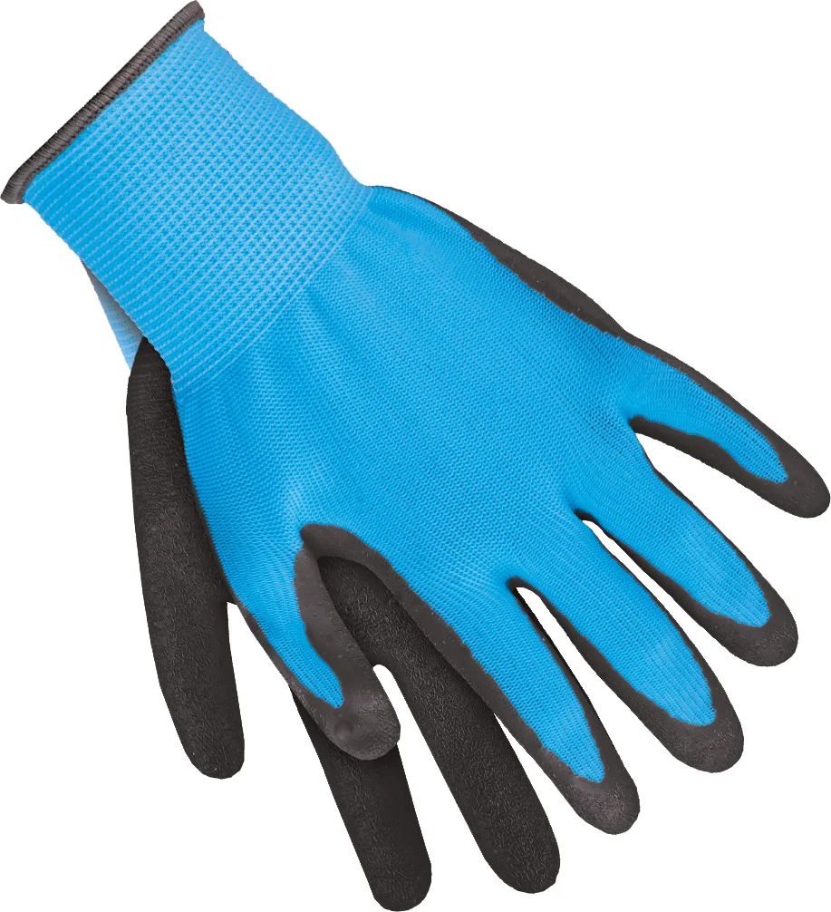 Intratuin tuinhandschoenen maat S foam/latex blauw