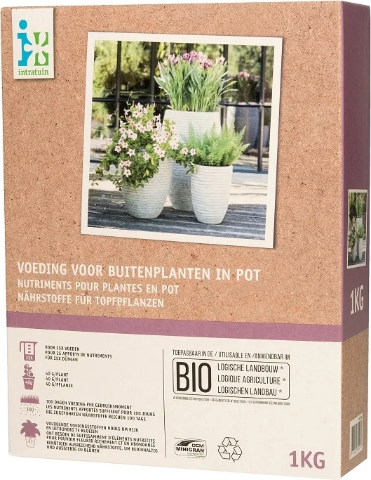 Intratuin potplantenvoeding Bio 1 kg