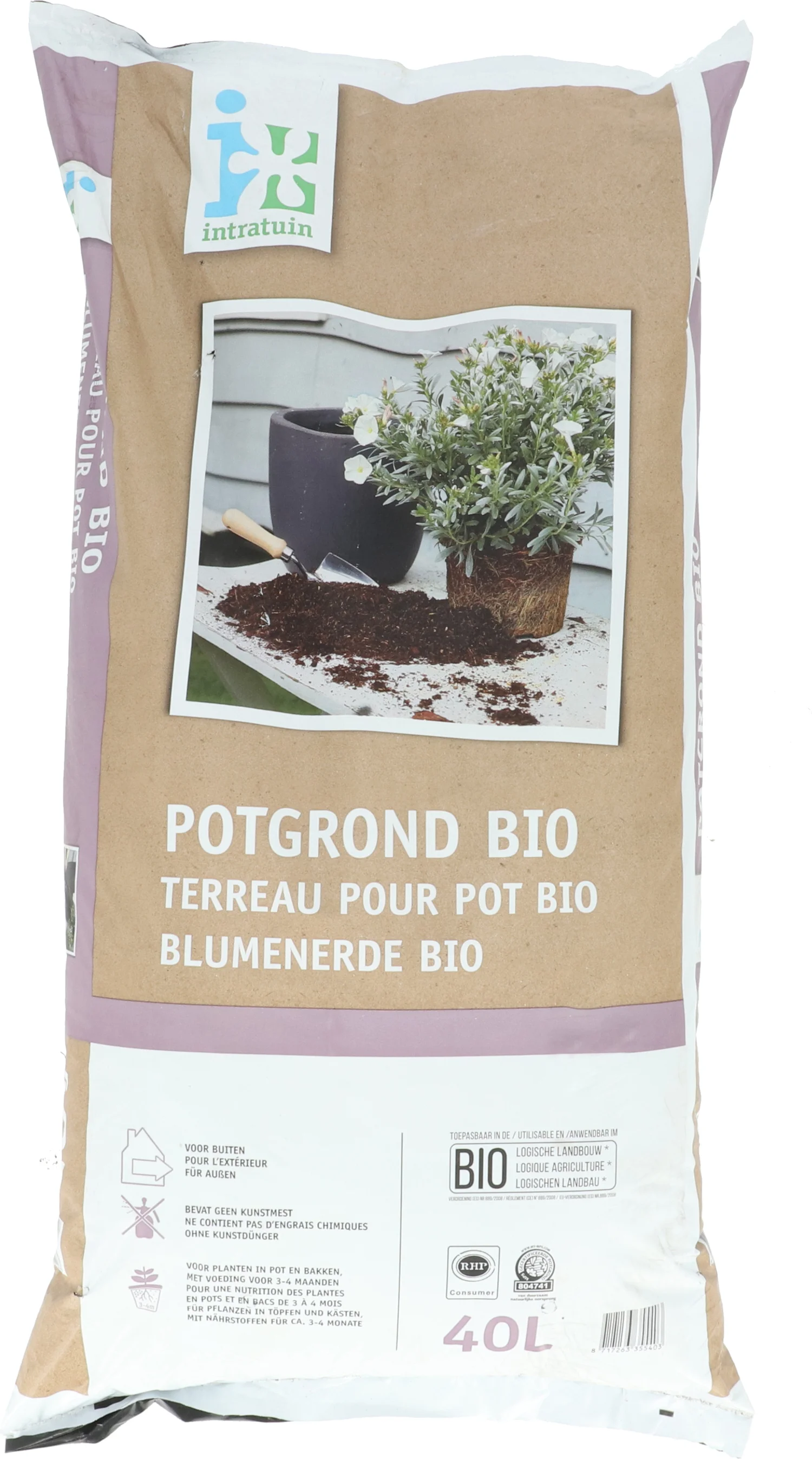 Intratuin potgrond Bio RHP 40 L
