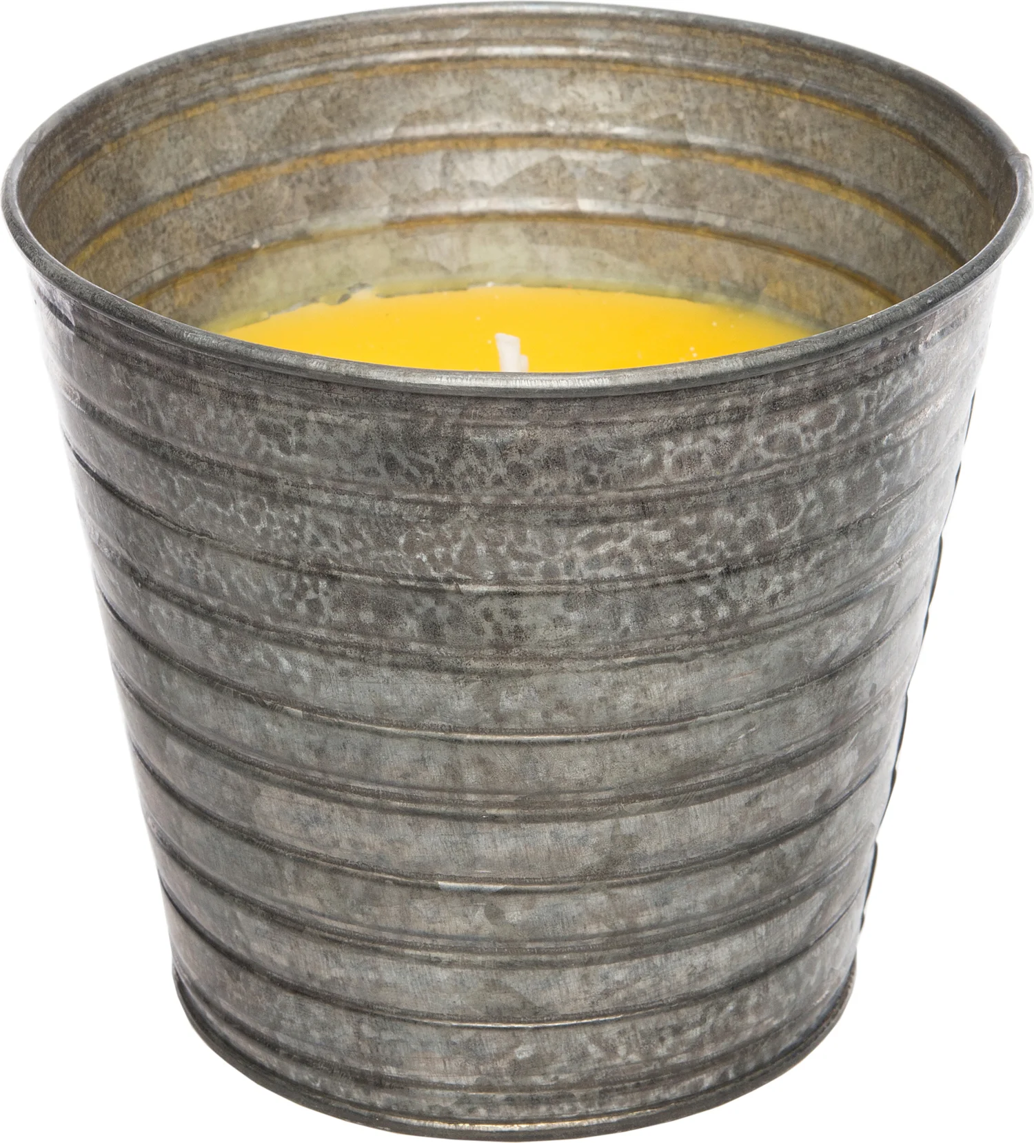 Intratuin citronella kaars geel D 13,5 H 12 cm