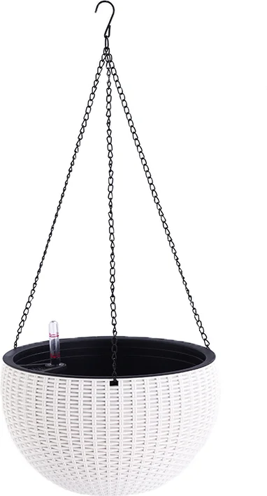 Intratuin hangpot Niels wit D 26 H 16,2 cm
