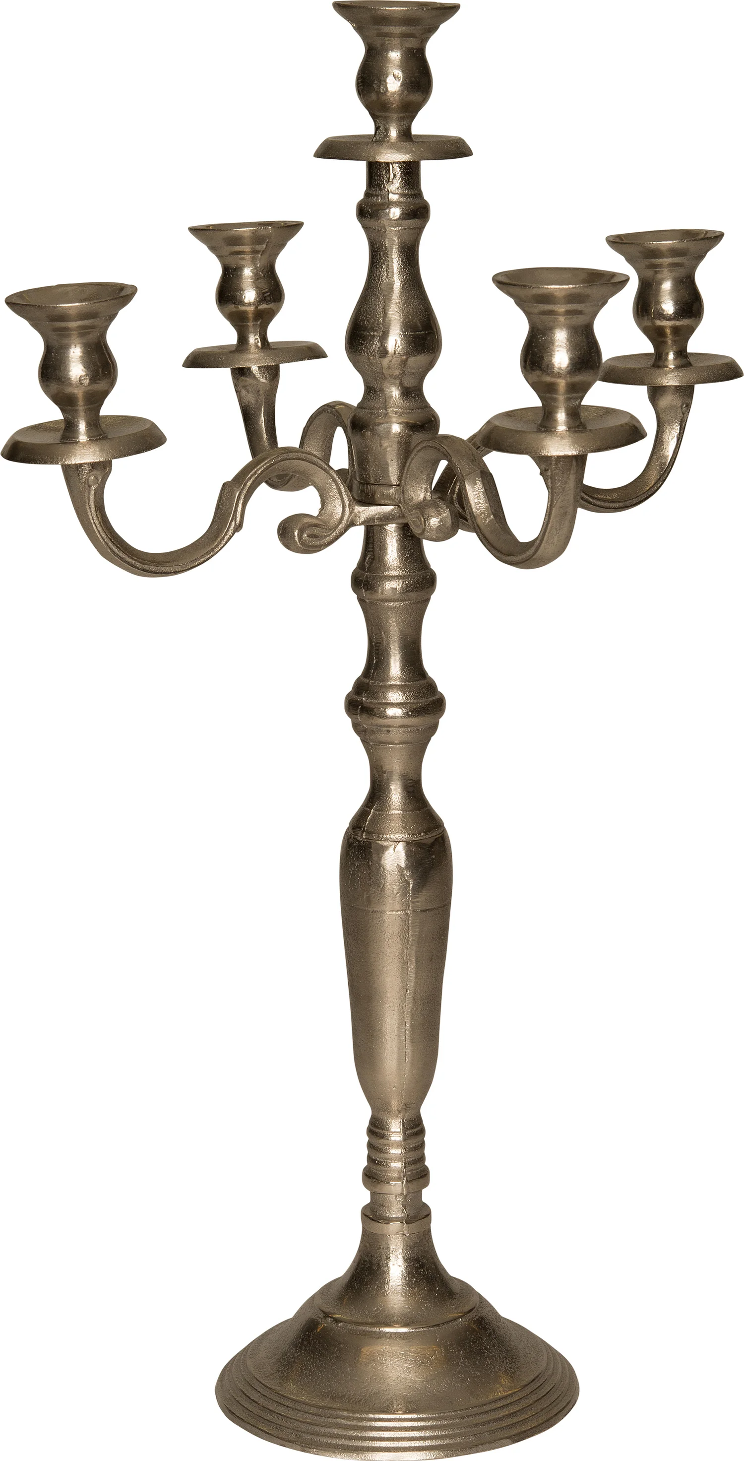 Intratuin kandelaar zilver D 5,5 H 60 cm