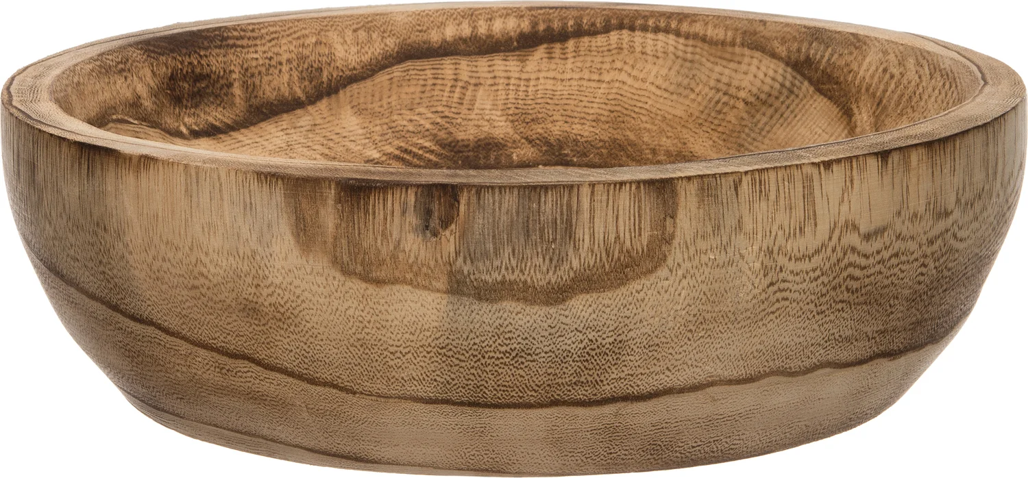 Intratuin decoratie schaal naturel D 32,5 H 8,5 cm