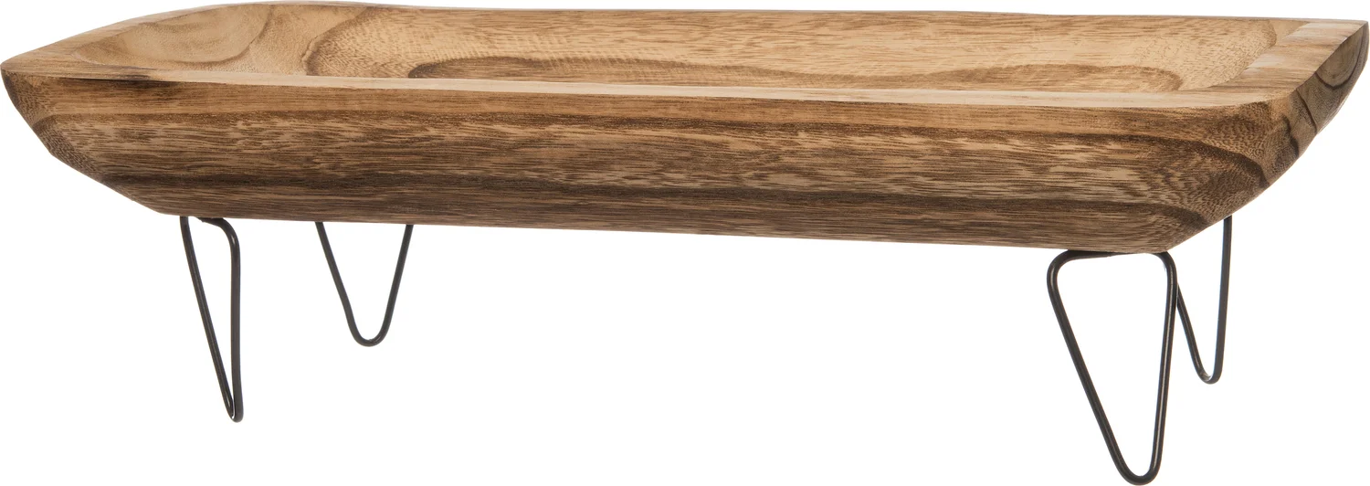 Intratuin decoratie schaal naturel 45 x 27 x 5,5 cm