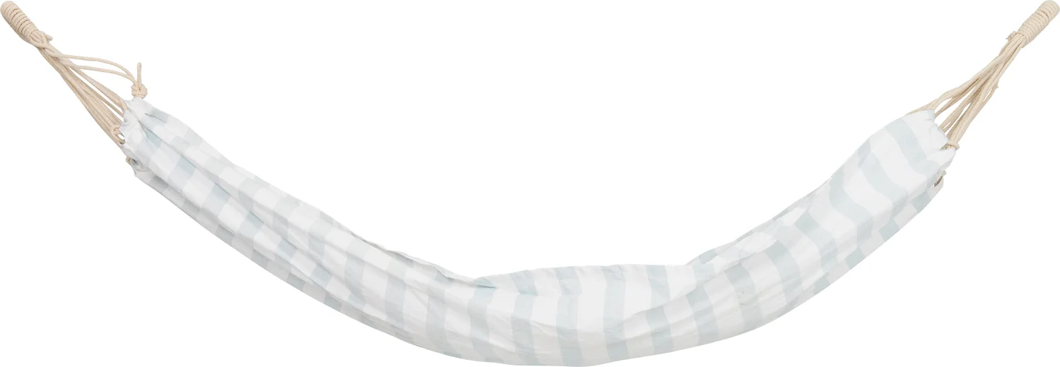 Intratuin hangmat Streep blauw / wit 200 x 100 cm