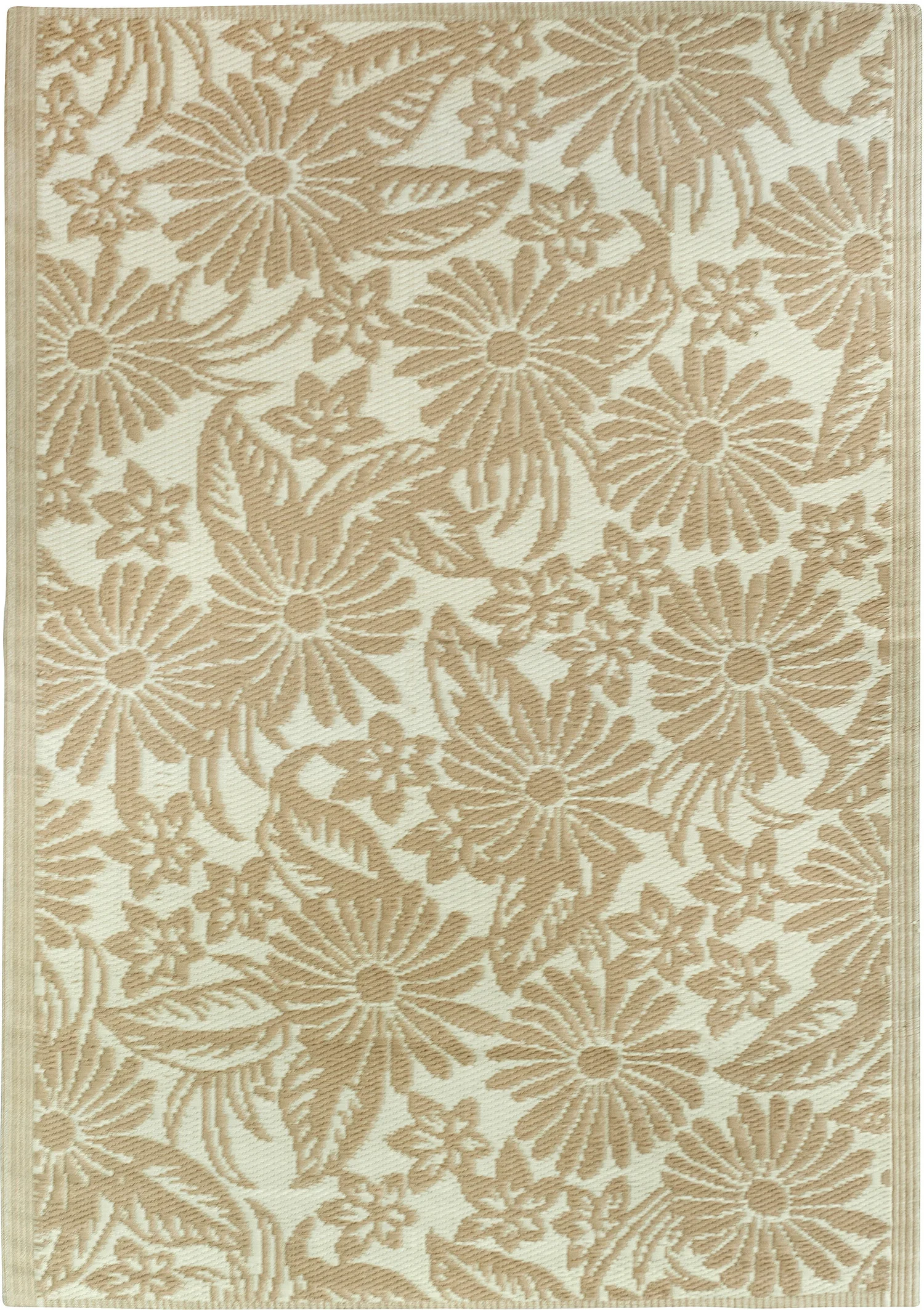 Intratuin buitenkleed Bloem beige 180 x 120 cm