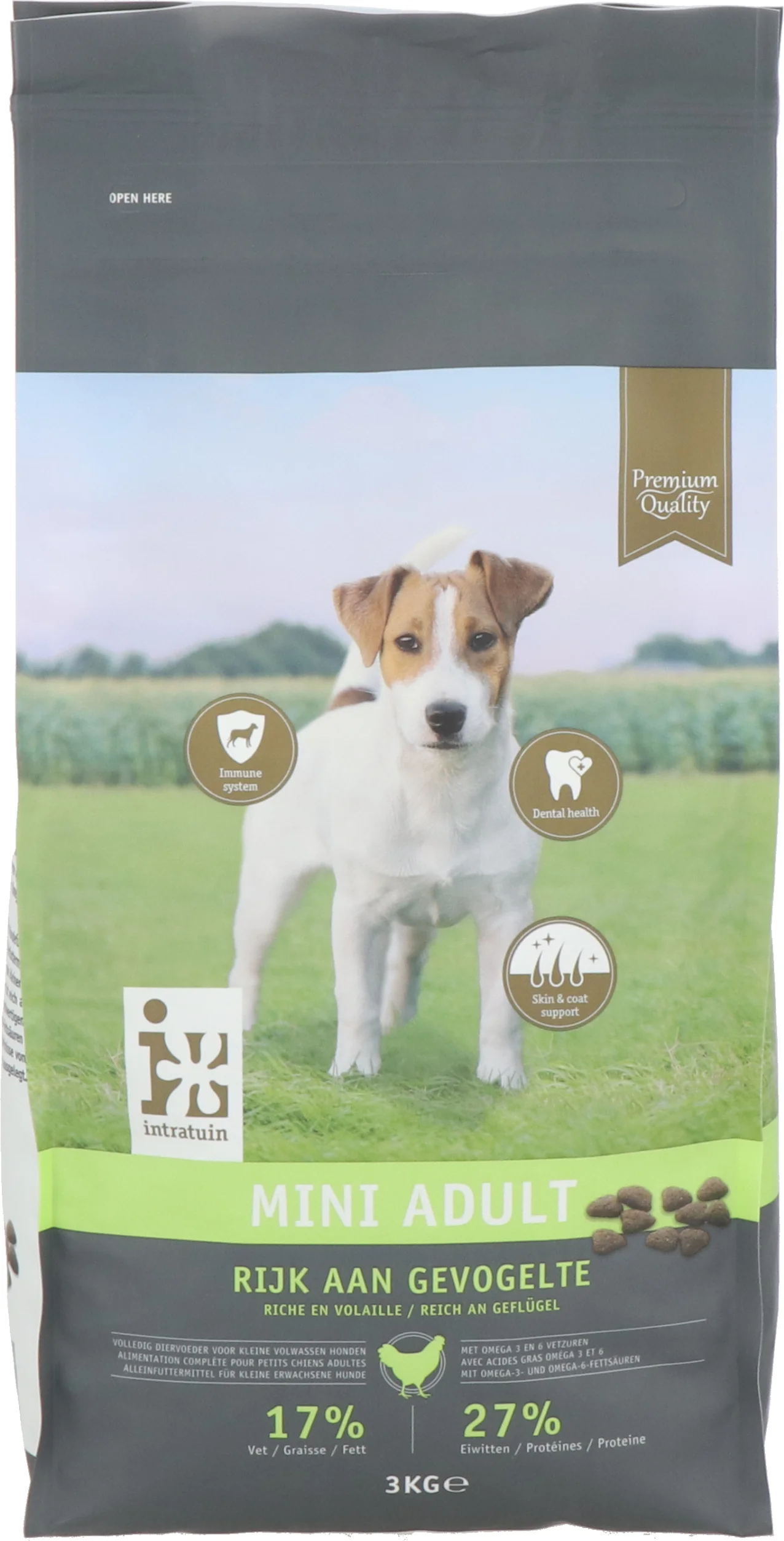 Intratuin hondenbrokken Premium mini adult lam 3 kg