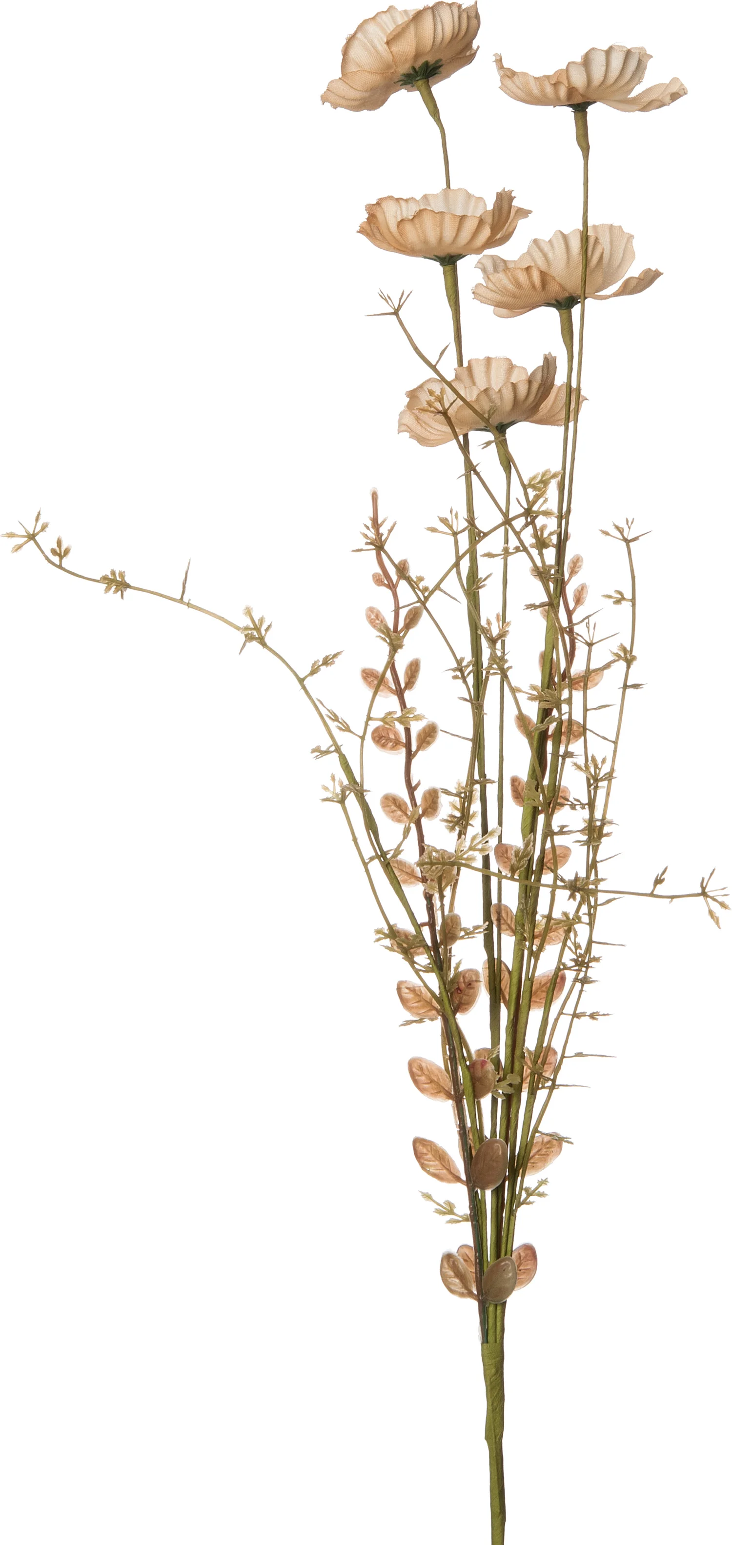 Intratuin kunstbloem veldboeket grijs 56 cm