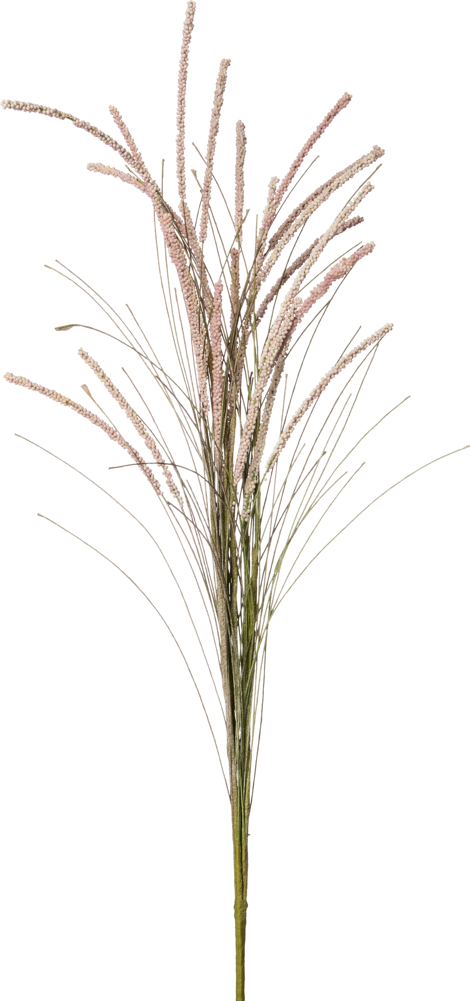 Intratuin kunstbloem veldboeket met siergras paars 52 cm