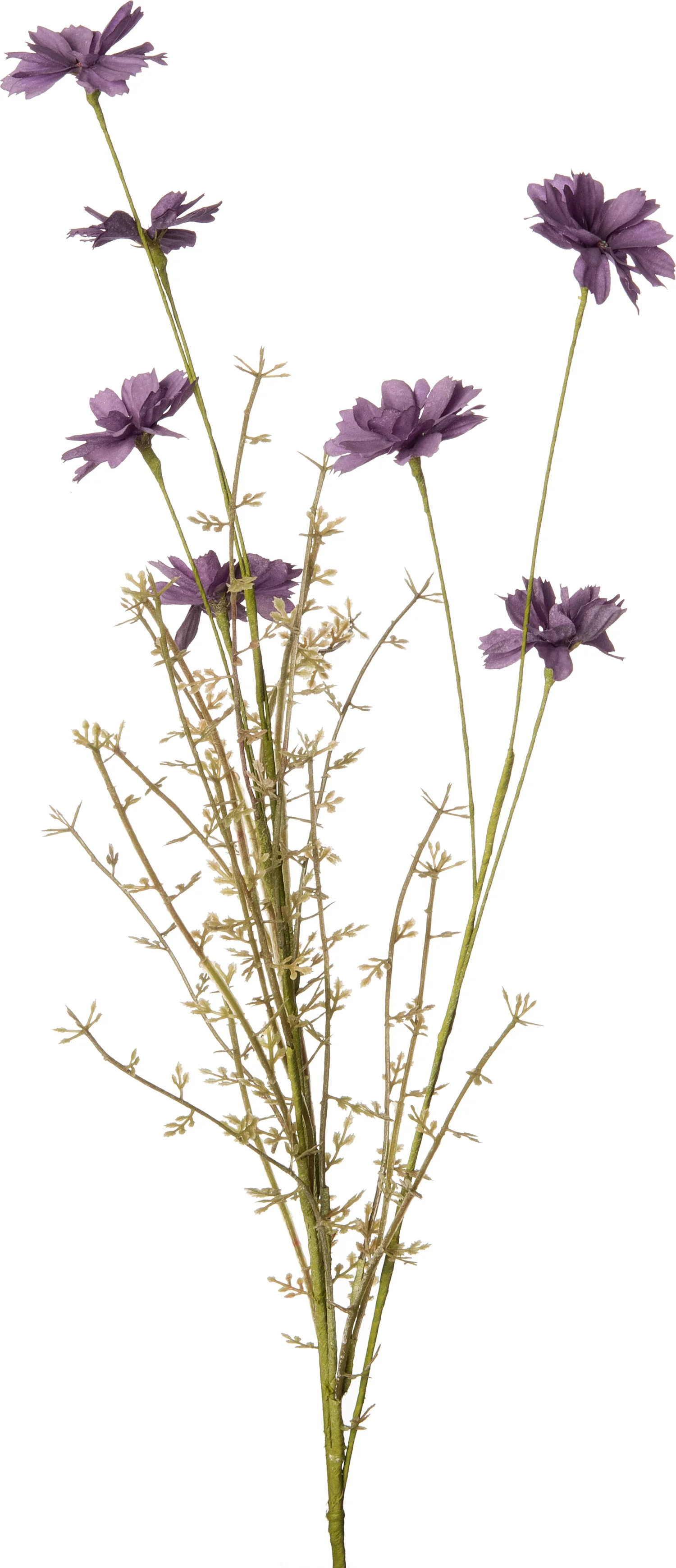 Intratuin kunstbloem veldboeket paars 56 cm