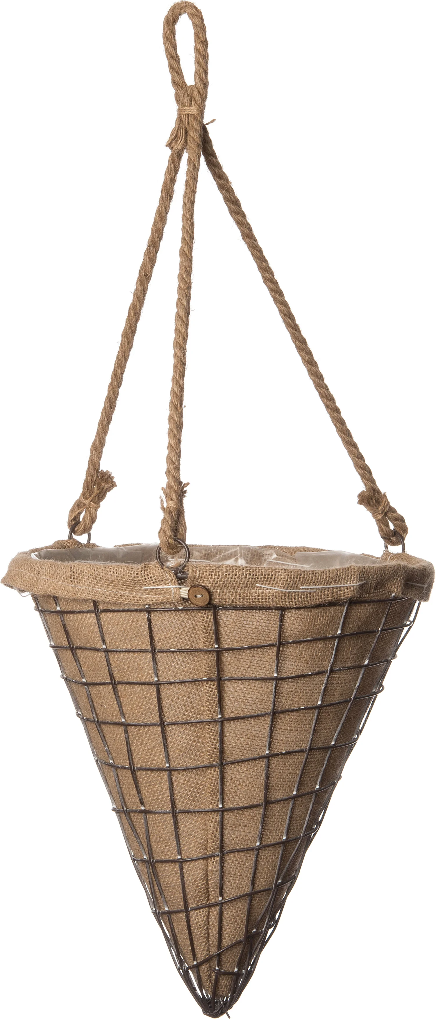 Intratuin hangpot naturel D 24 H 25 cm