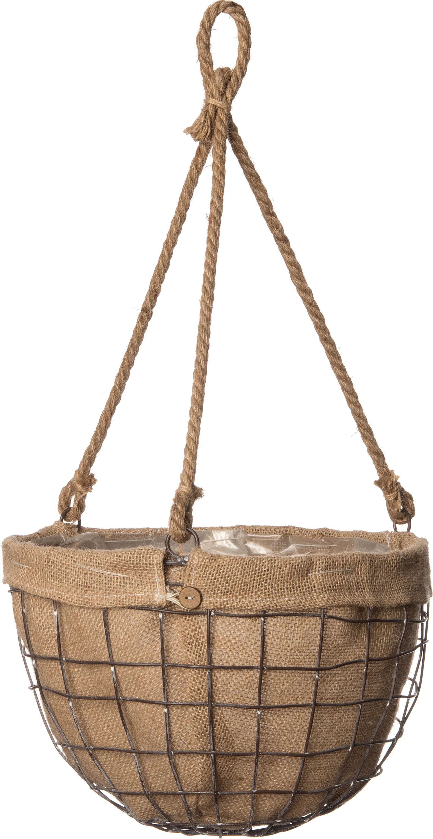 Intratuin hangpot naturel D 25 H 16 cm