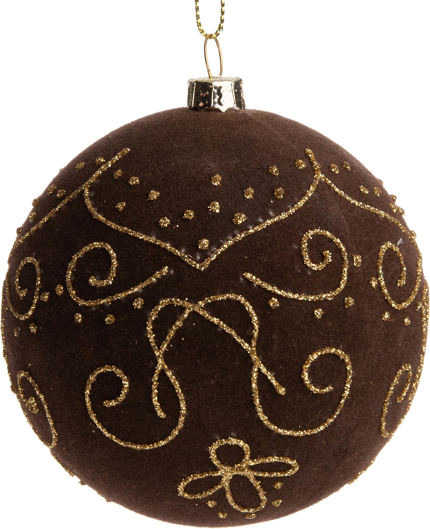 Intratuin kerstbal Tak donker bruin D 8 cm