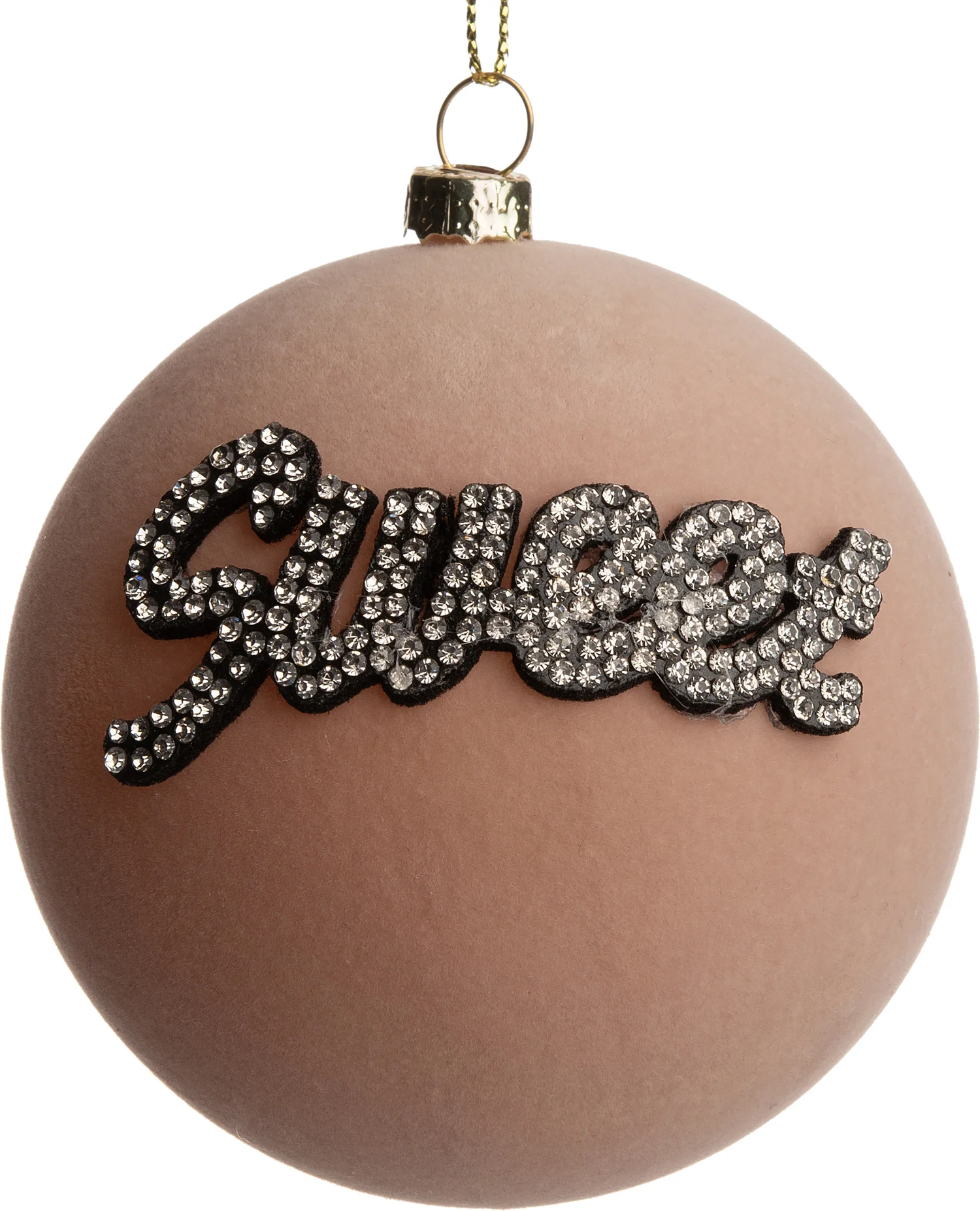 Intratuin kerstbal sweet beige D 8 cm