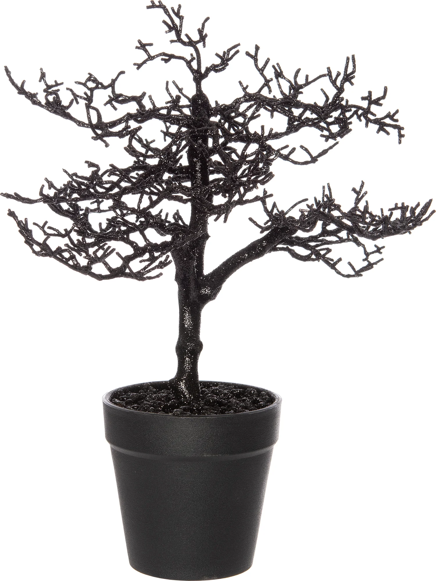 Intratuin kunstplant boompje zwart D 12 H 28 cm