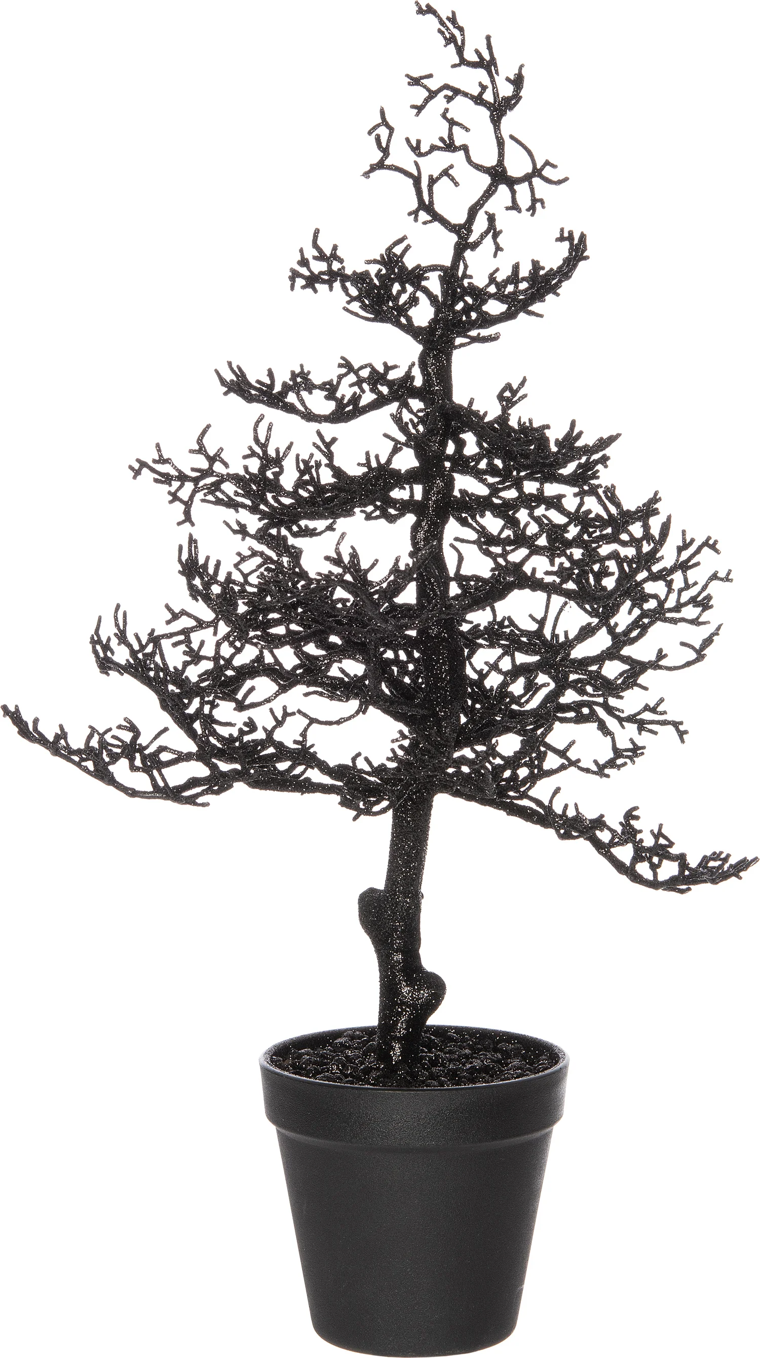Intratuin kunstplant boompje zwart D 28 H 42 cm
