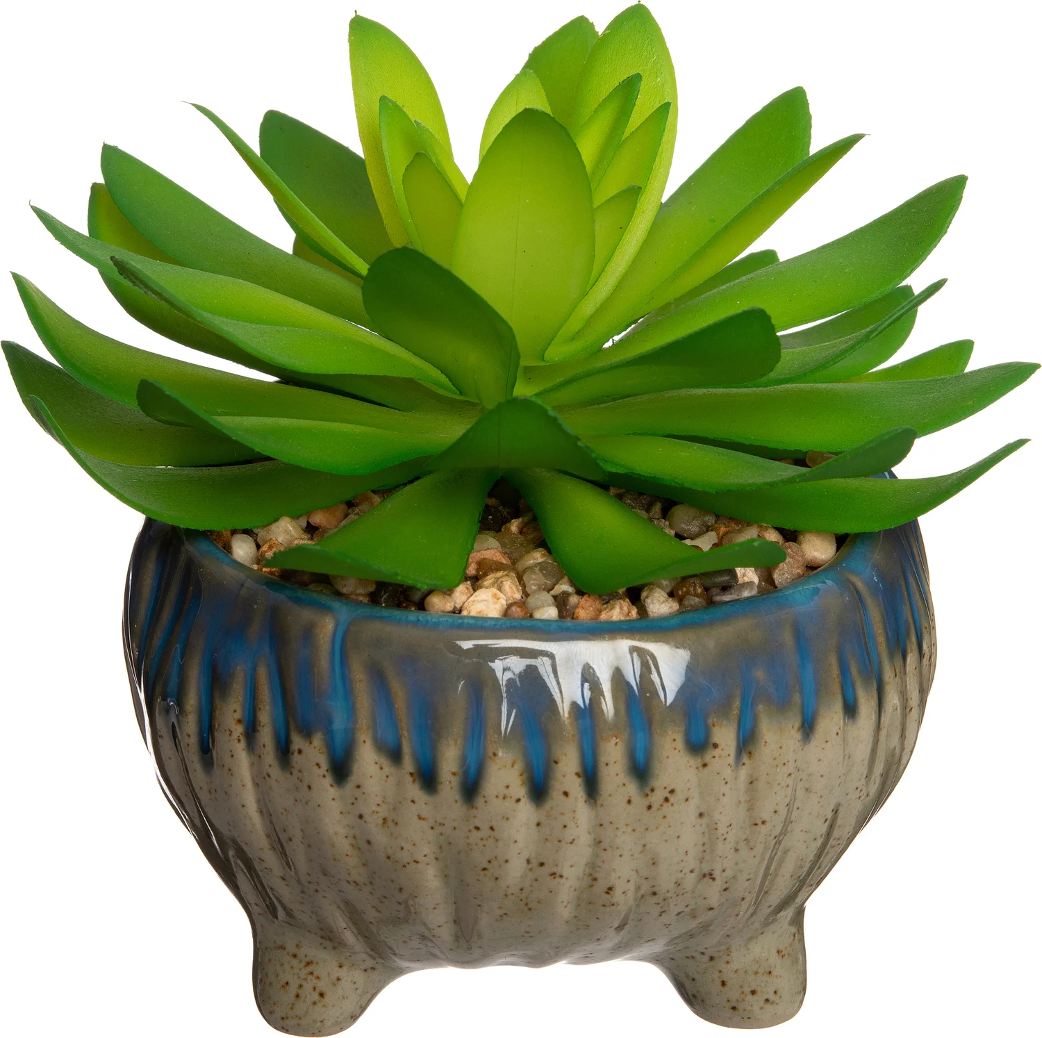 Intratuin kunstplant Echeveria grijs D 12 H 12 cm