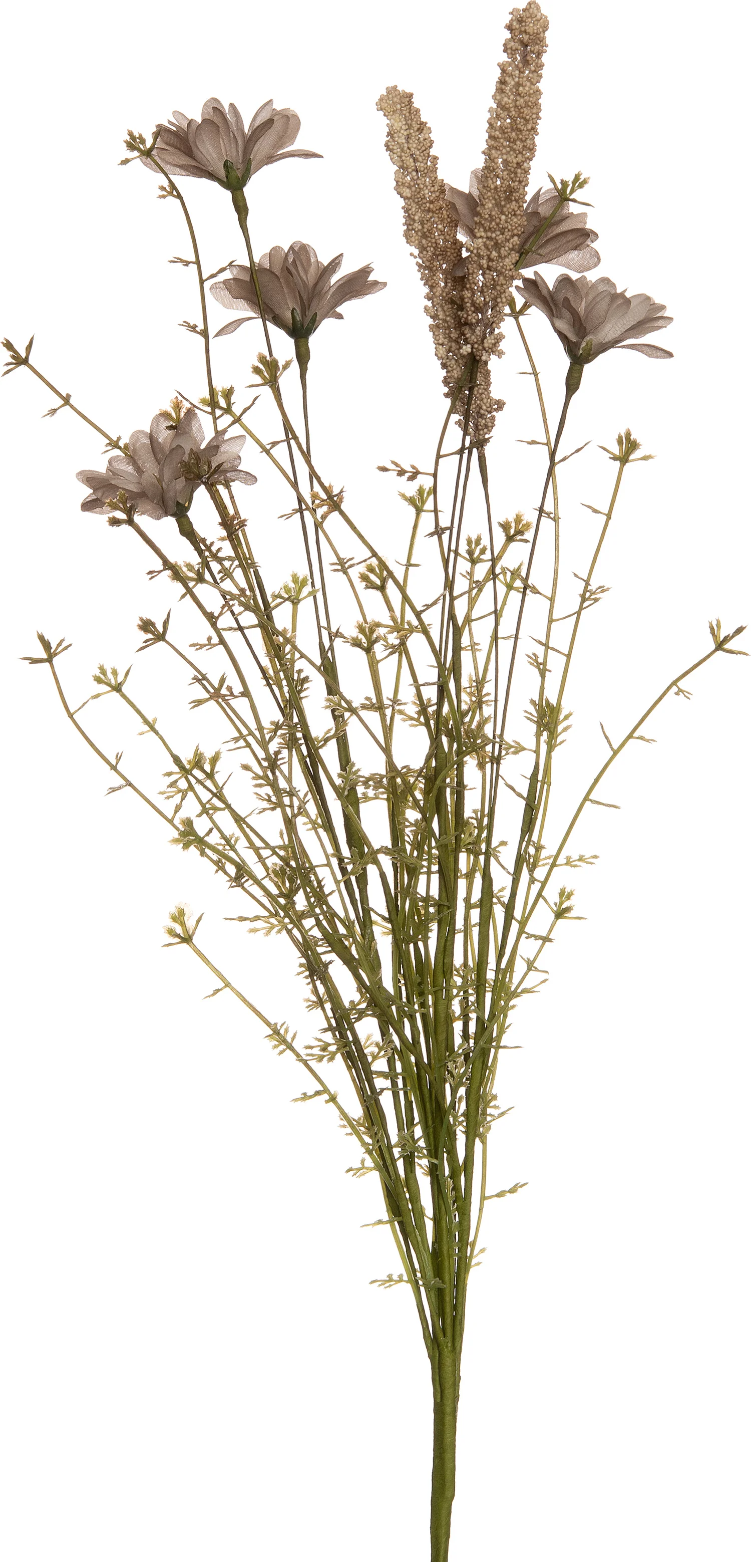 Intratuin kunstbloem veldboeket crème 55 cm