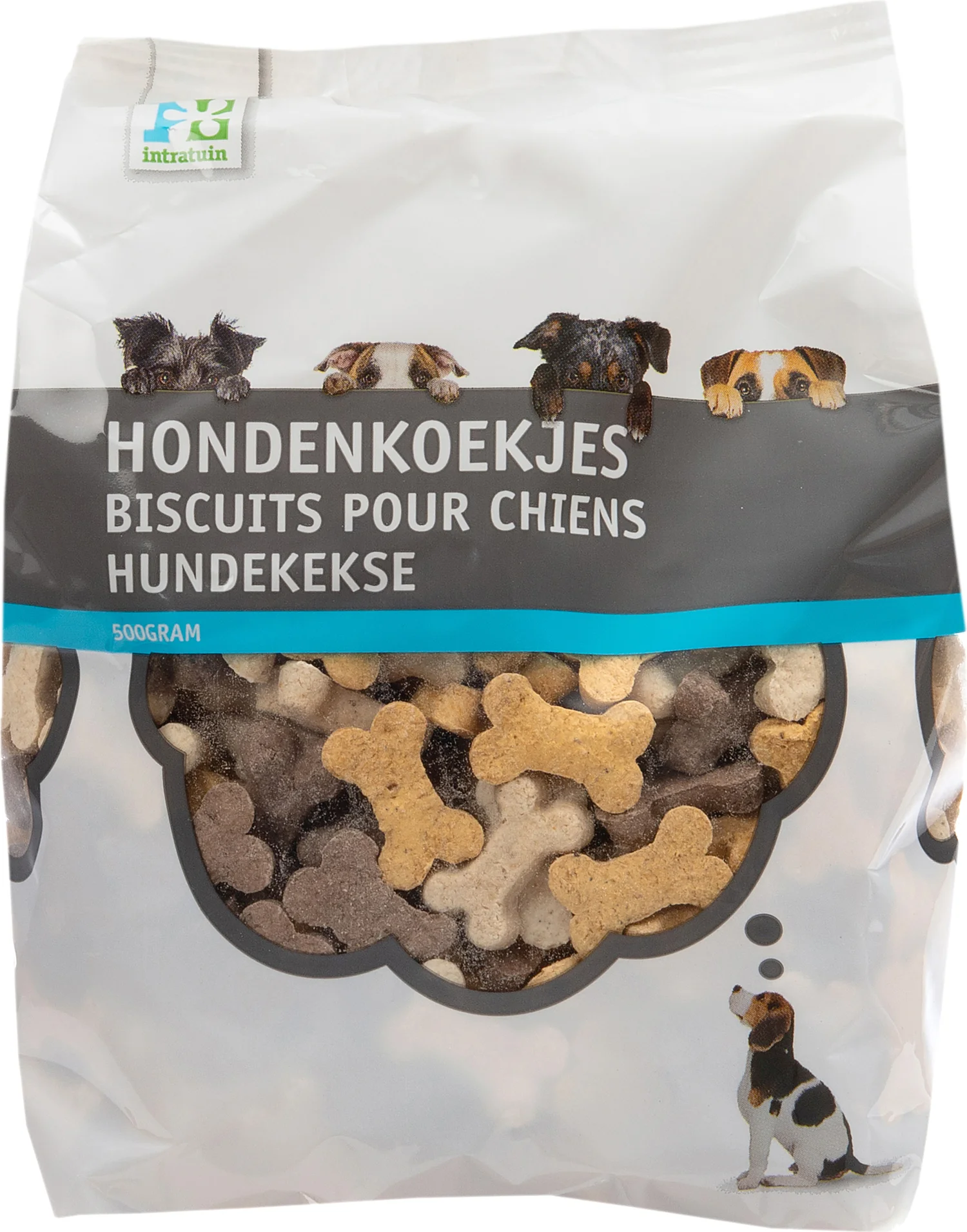 Intratuin hondenkoekjes Puppy mix 500 g