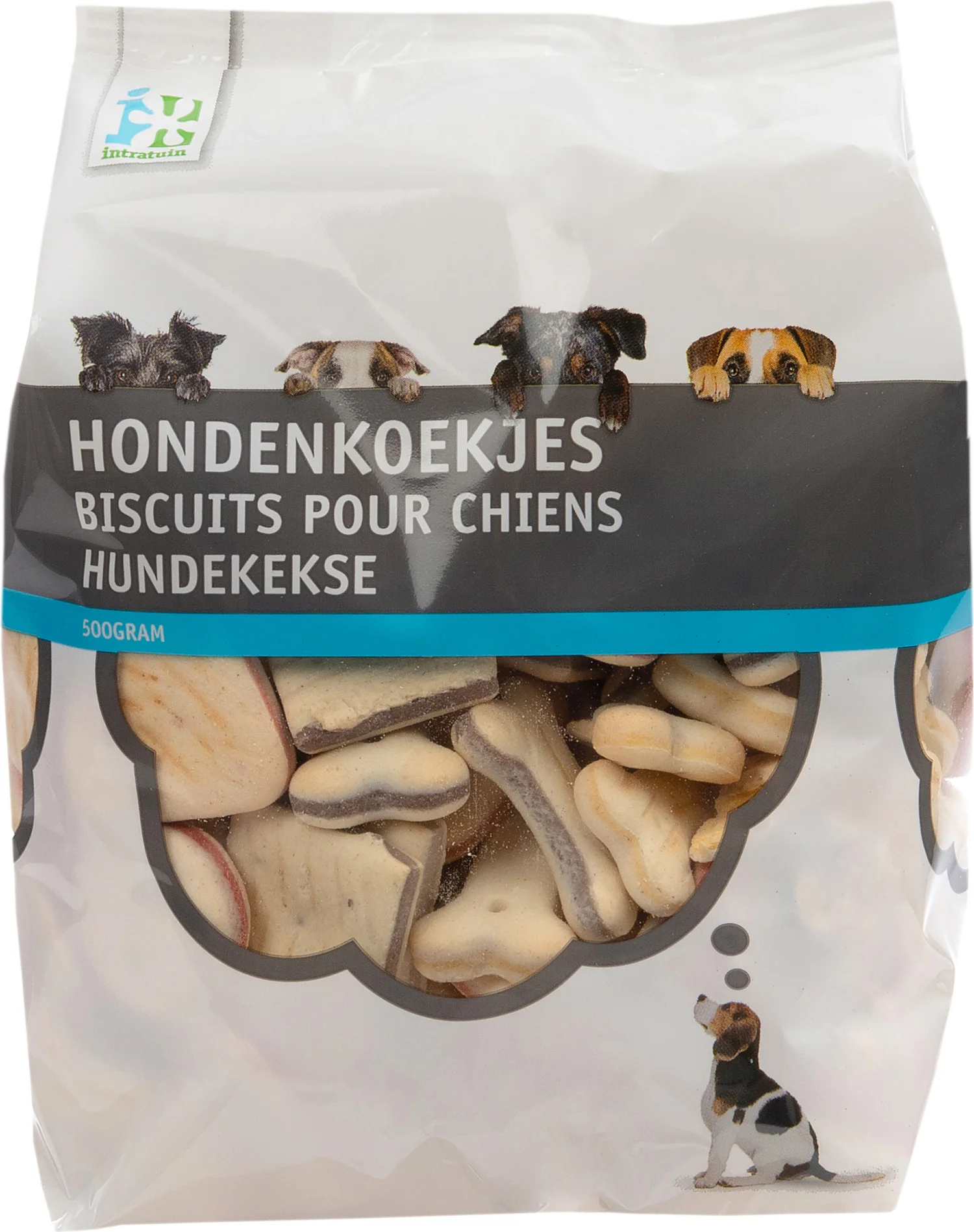 Intratuin hondenkoekjes Merg Goldmix 500 g