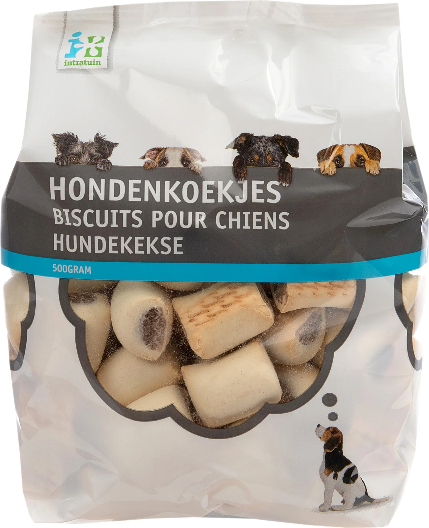 Intratuin hondenkoekjes Merg rund 500 g