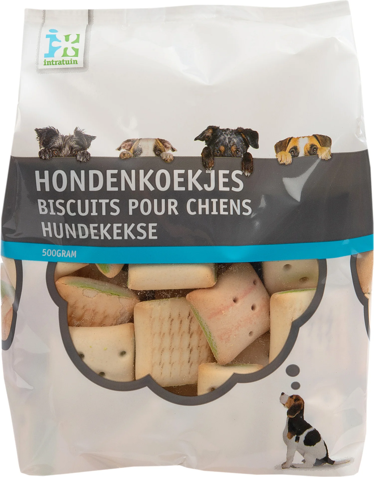 Intratuin hondenkoekjes Merg munt 500 g