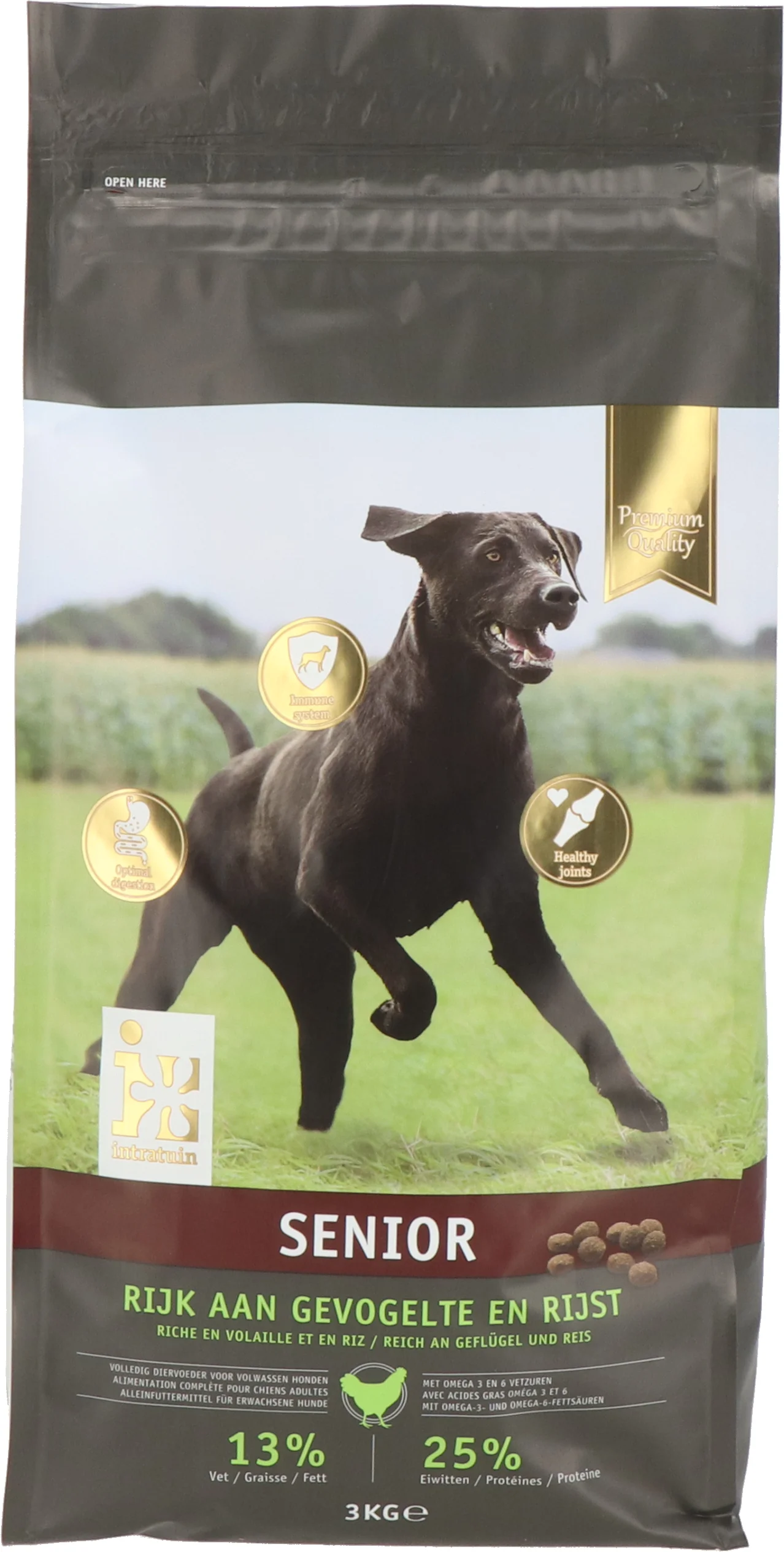 Intratuin hondenbrokken Premium senior gevogelte 3 kg